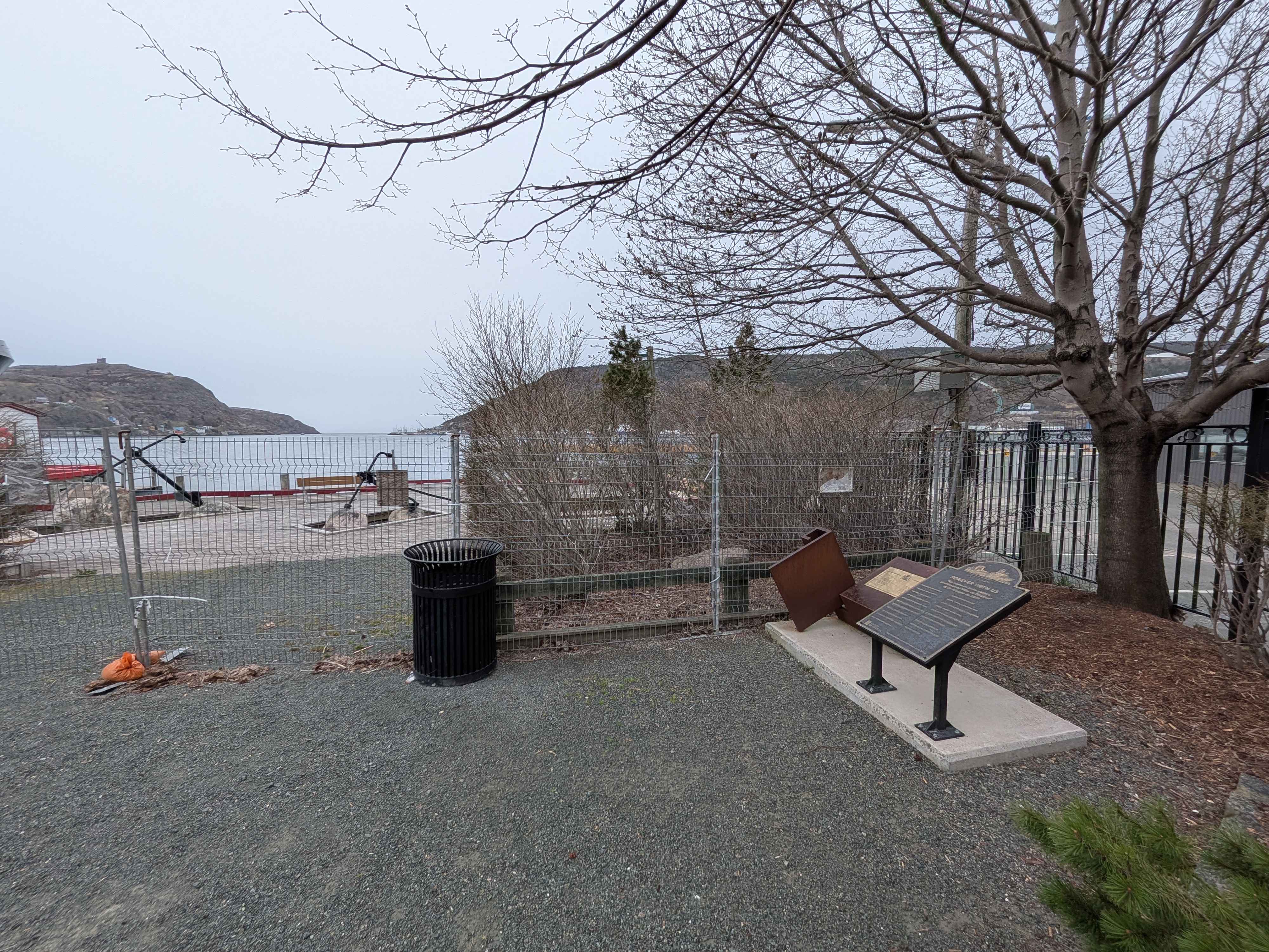 Map showing the location of Pier 7 memorials (Villa de Pitanxo, Spanish sailors, Duffett Docks) in Newfoundland and Labrador